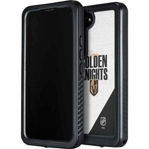 NHL Vegas Golden Knights Script Galaxy S24 Plus Waterproof Case